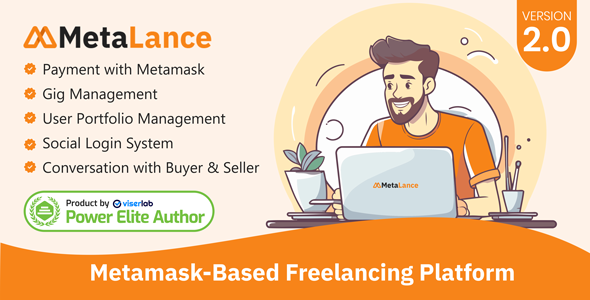 Script PHP - Plataforma de freelancers com pagamentos via metamask